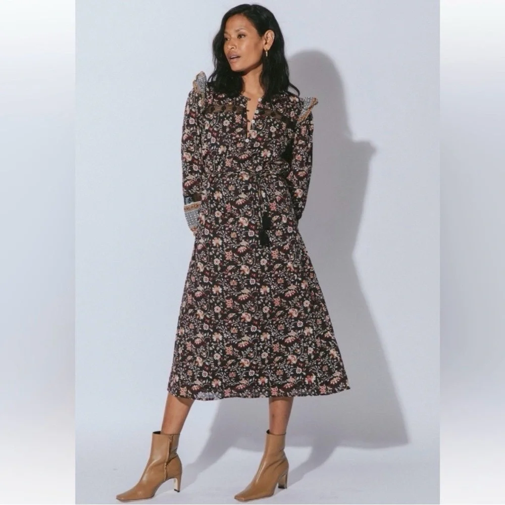 NWOT Cleobella Lotus‎ Midi Dress